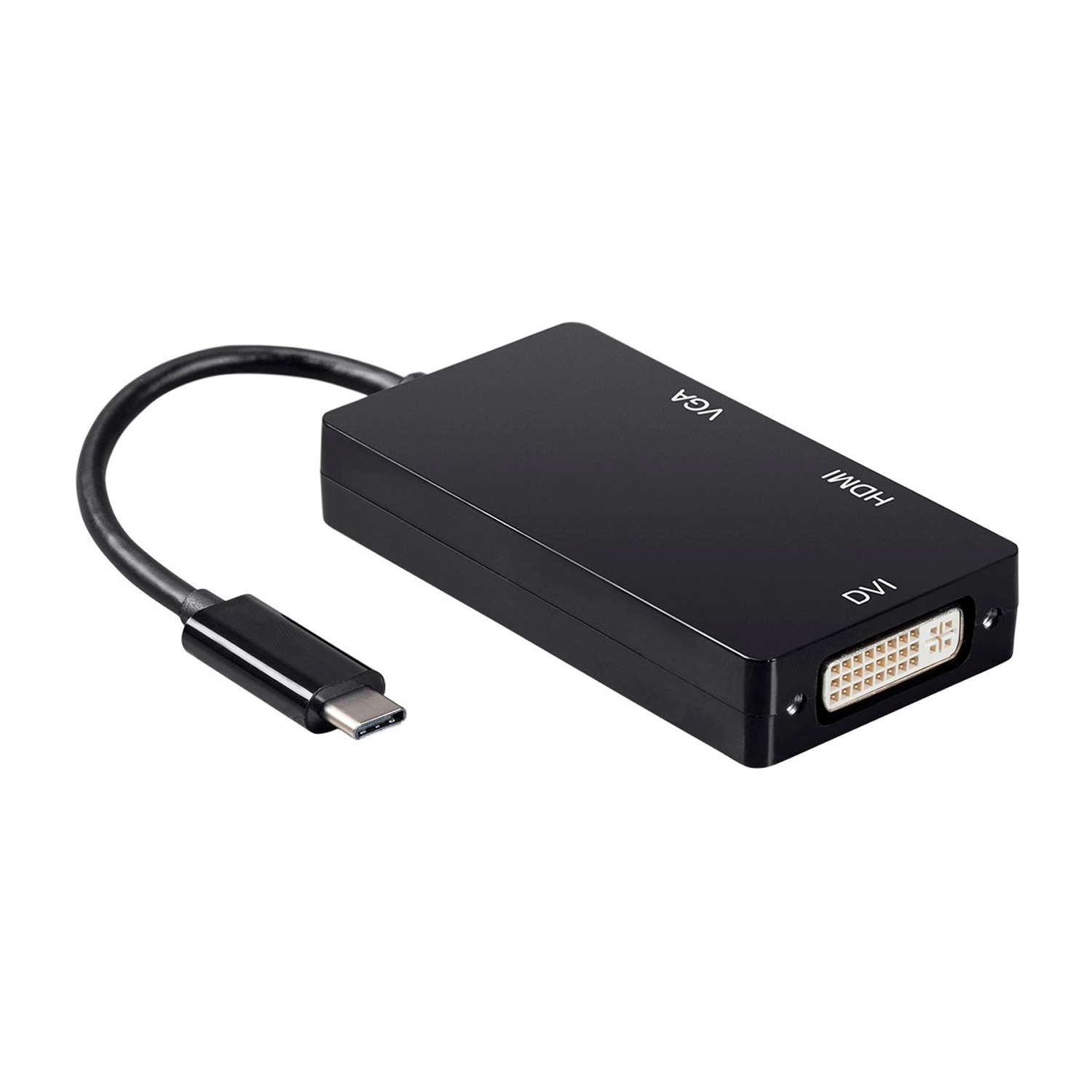 Adaptador Aisens USB-C a DVI/HDMI/VGA 15cm - Image 2